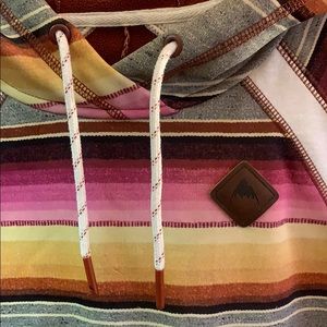 EUC Burton fleece lined hoodie